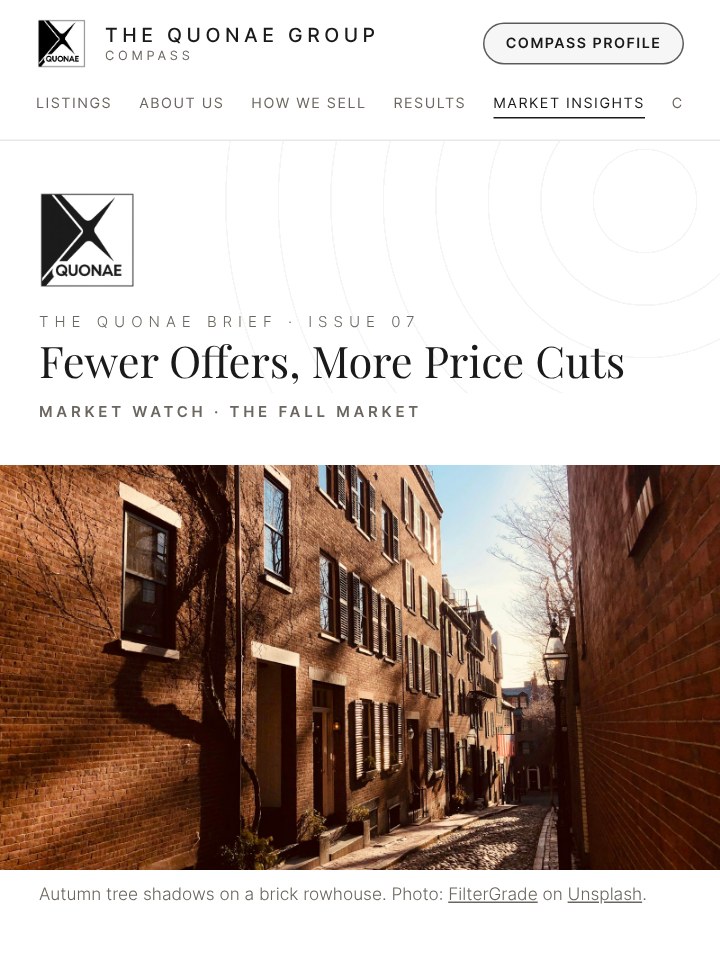 The QUONAE Brief, Issue 07: Fewer Offers, More Price Cuts (preview of the article)