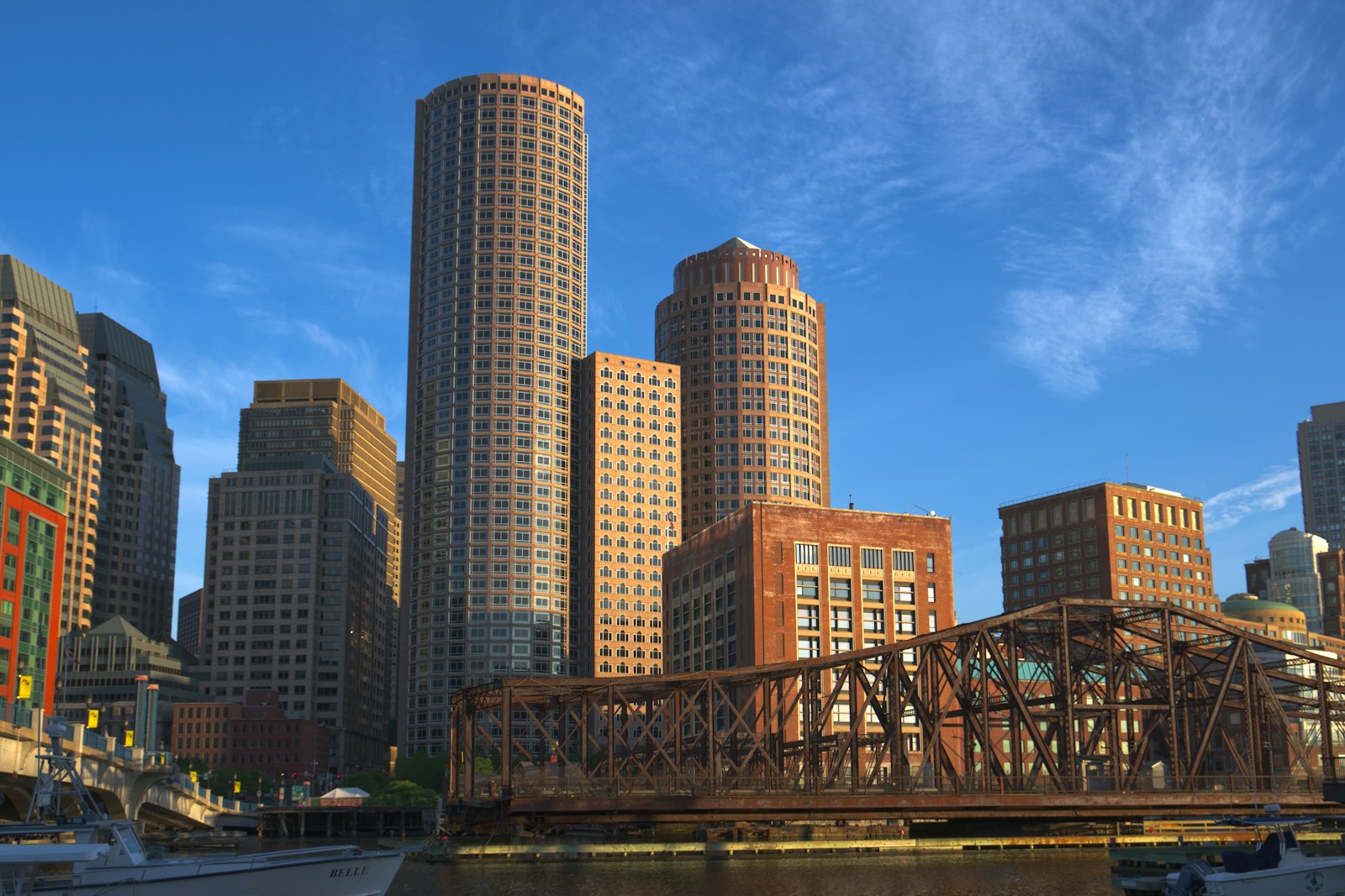 Office towers in Boston’s Financial District